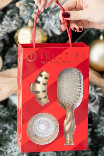 Teleties Holiday Brush Gift Set