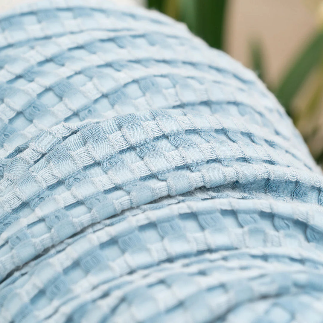 Vintage Dyed Bamboo Waffle Throw