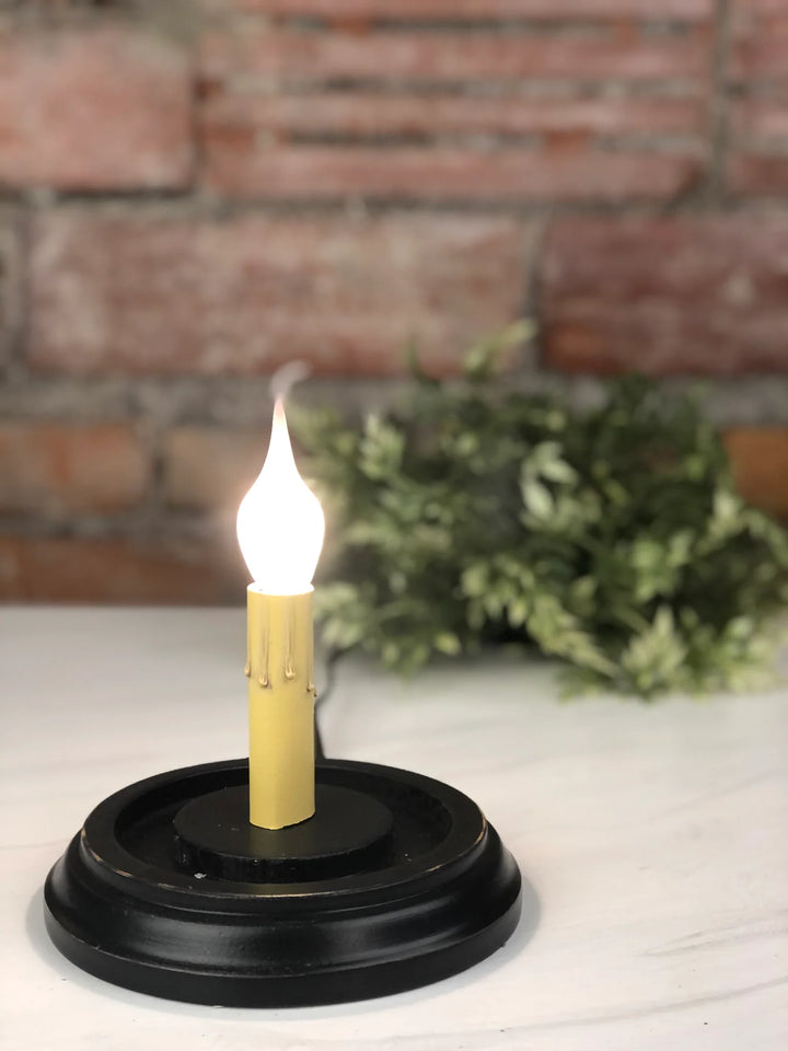 Round Electric Candle Sleeve Base