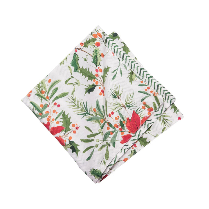 Silvia Poinsettia Napkin