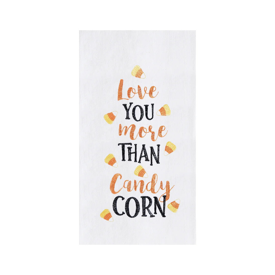 Love You More Thank Candy Corn Kitchen Towel