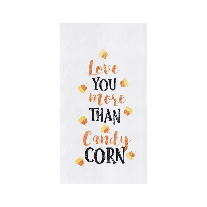 Love You More Thank Candy Corn Kitchen Towel