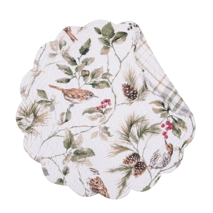 Mira Songbird Round Placemat