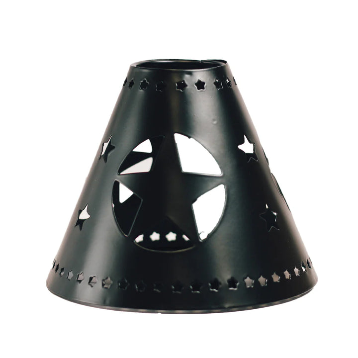 Black Star Candle Shade