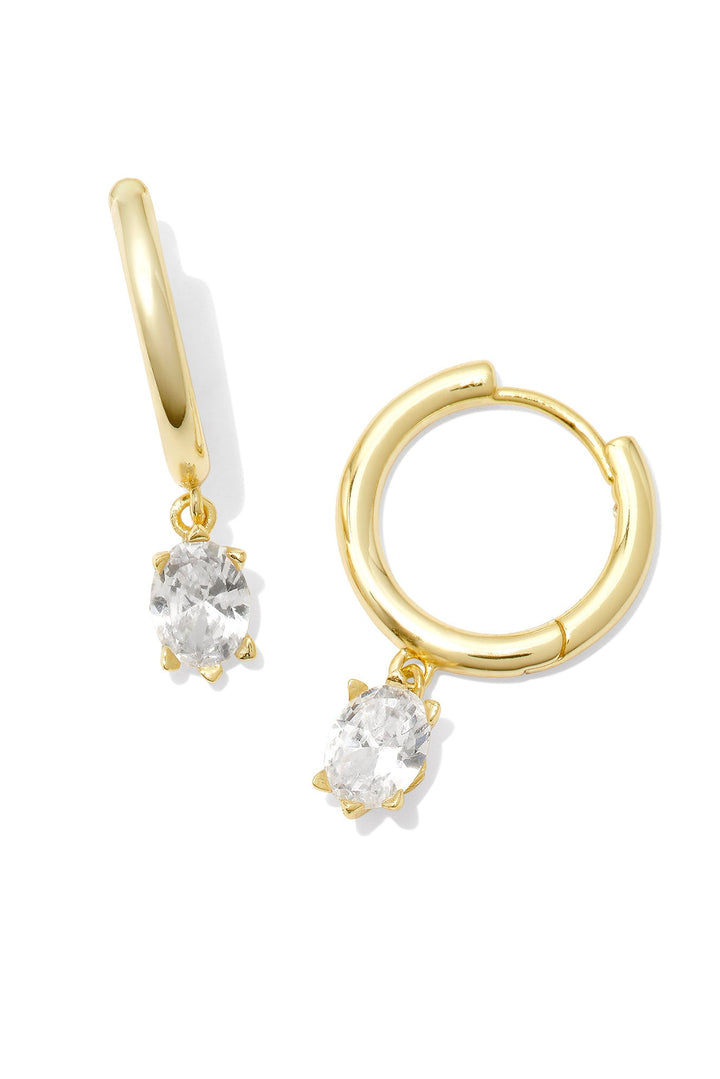 Kendra Scott Cailin Single Stone Huggie Earrings