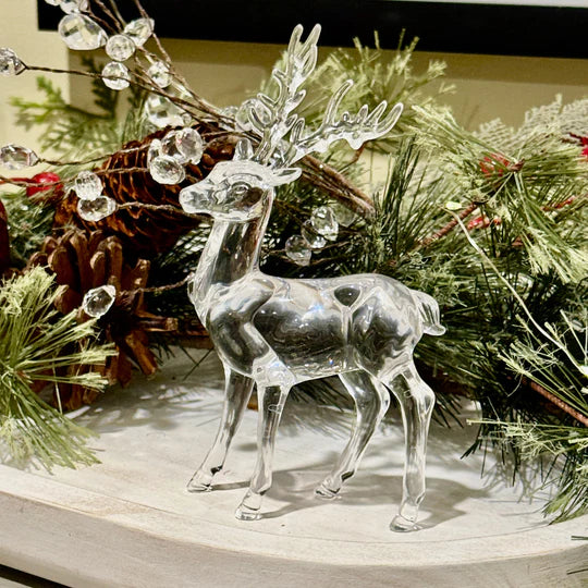 Clear Acrylic Deer