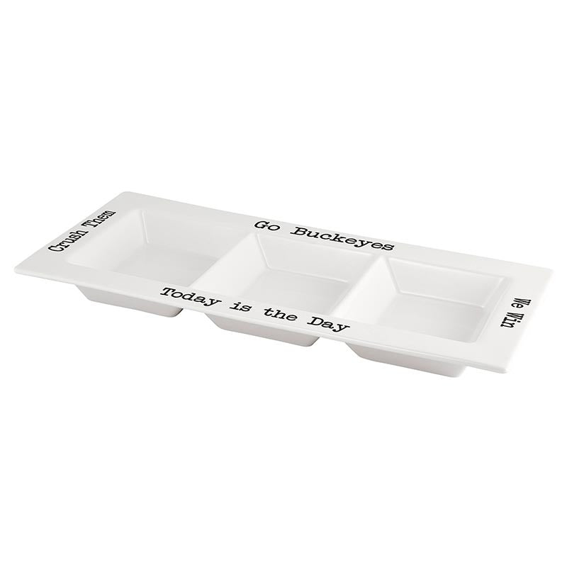 Go Buckeyes Condiment Platter