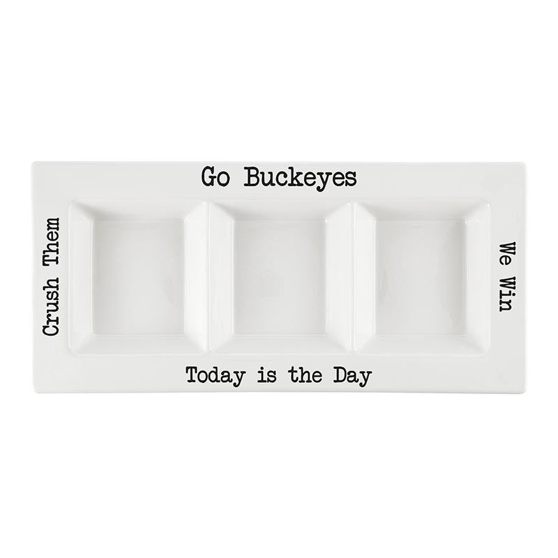 Go Buckeyes Condiment Platter
