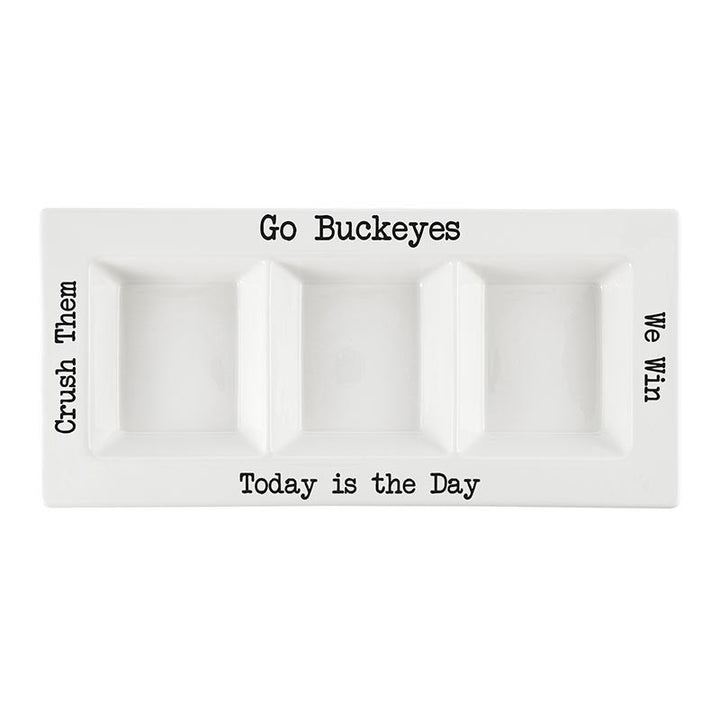 Go Buckeyes Condiment Platter