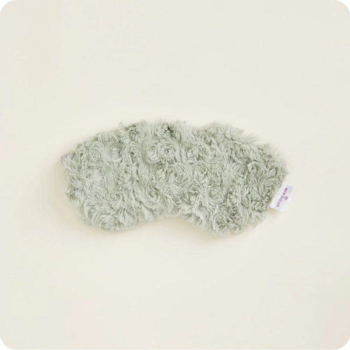 Curly Sage Green Marshmallow Eye Mask