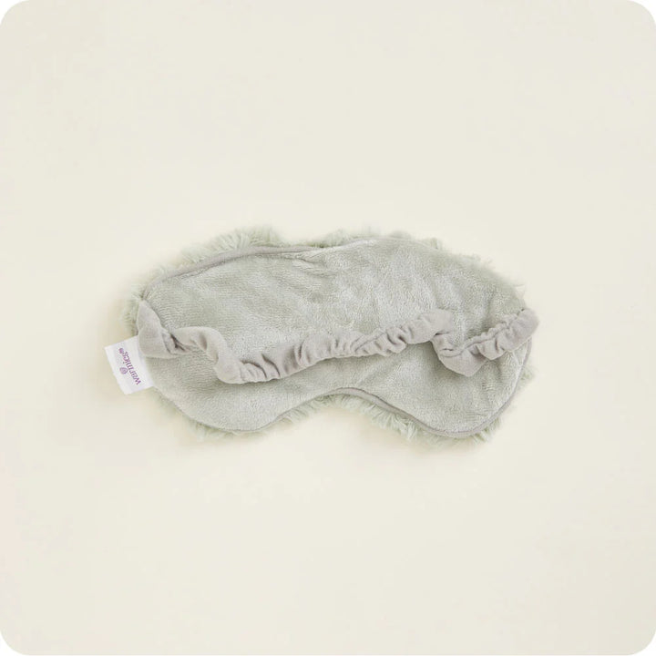 Curly Sage Green Marshmallow Eye Mask