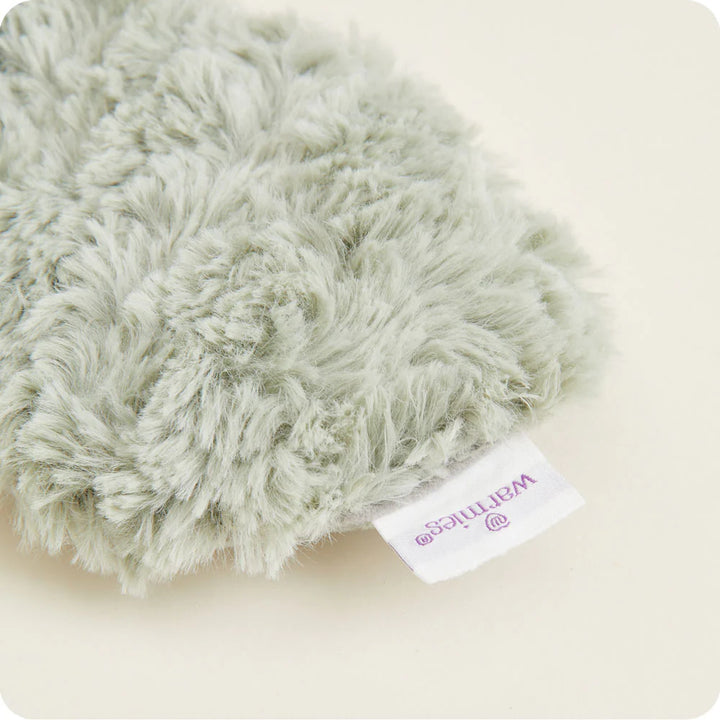 Curly Sage Green Marshmallow Eye Mask