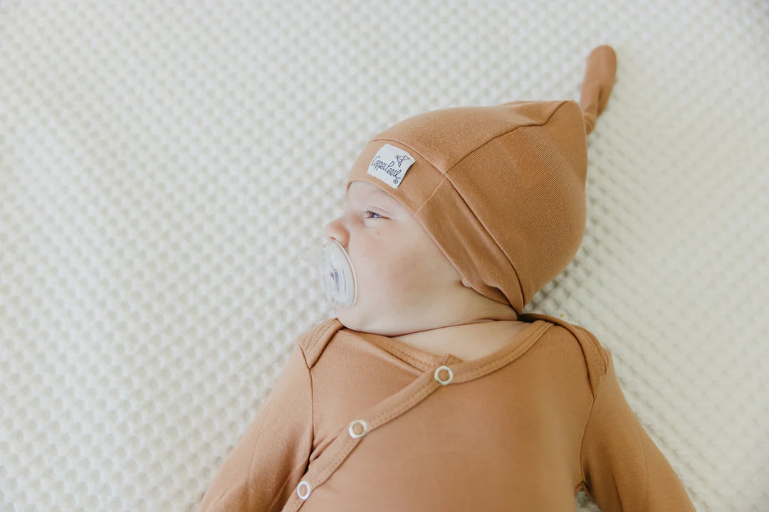 Pecan Top Knot Hat