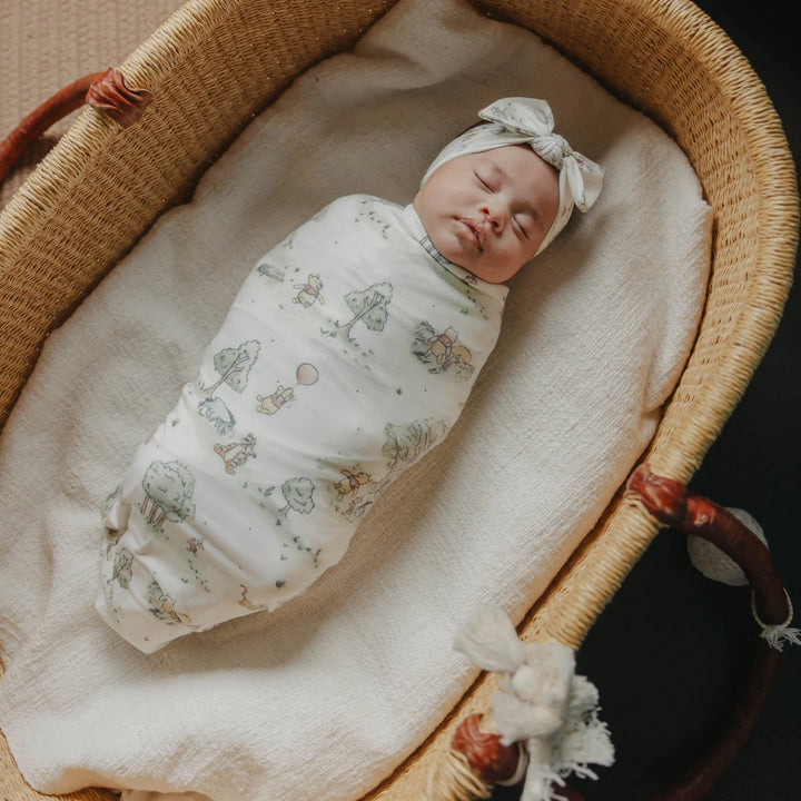 Hundred Acre Wood Swaddle Blanket