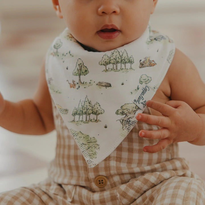 Hundred Acre Wood Bandana Bib Set
