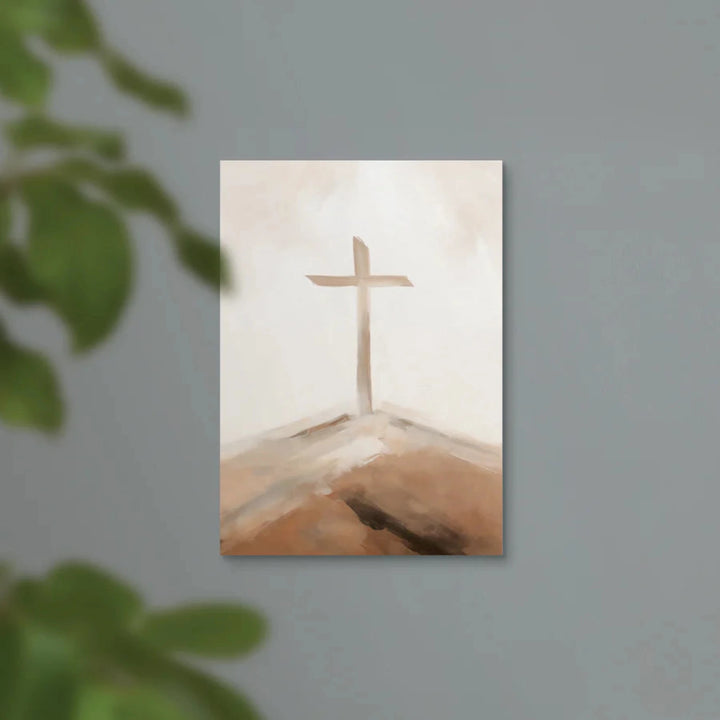 Single Cross Canvas