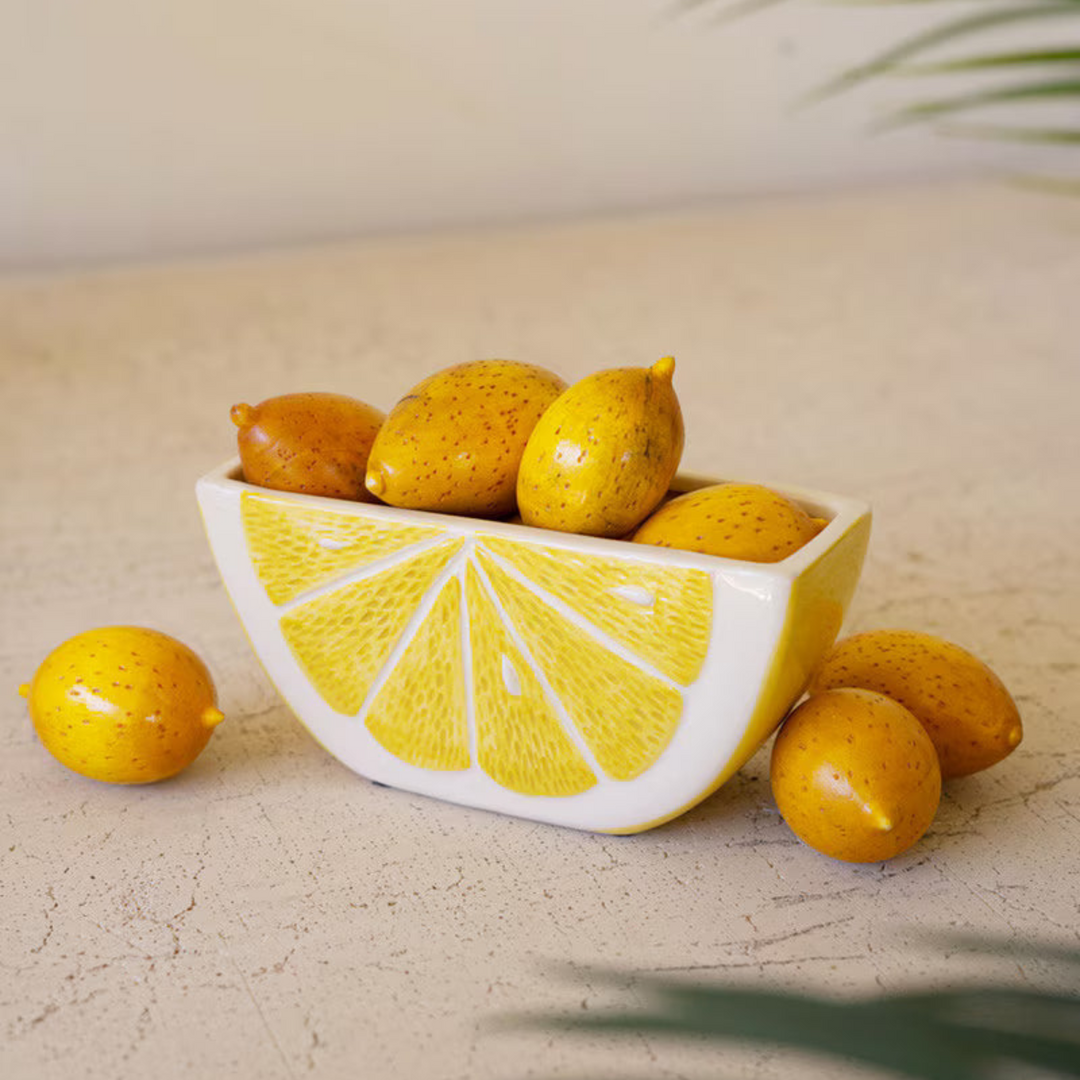 Ceramic Lemon Wedge Container