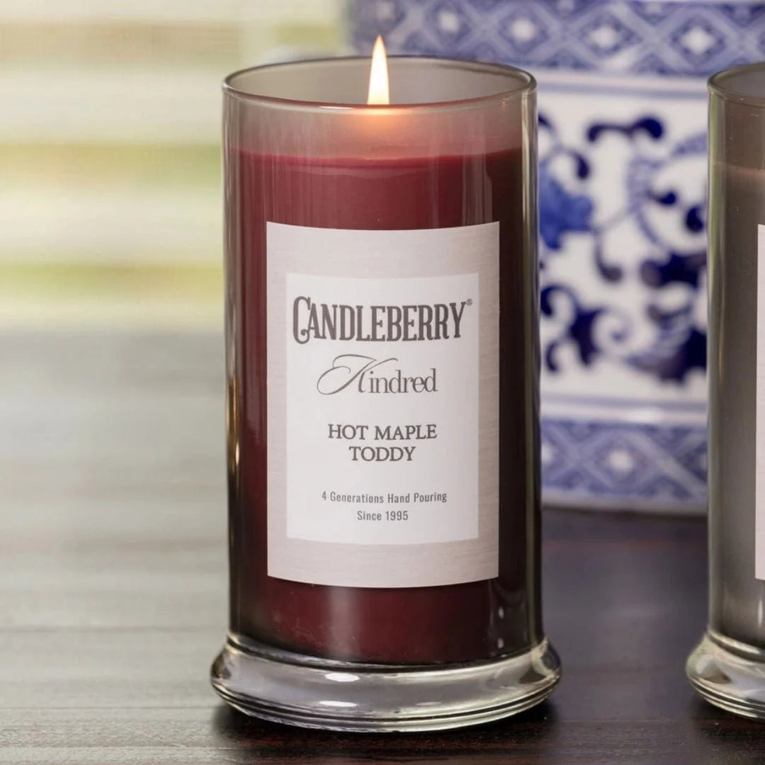 Candleberry Kindred Hot Maple Toddy Large Jar Candle