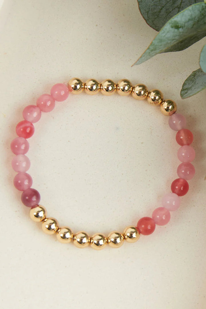 Genuine Stone Stretch Bracelet