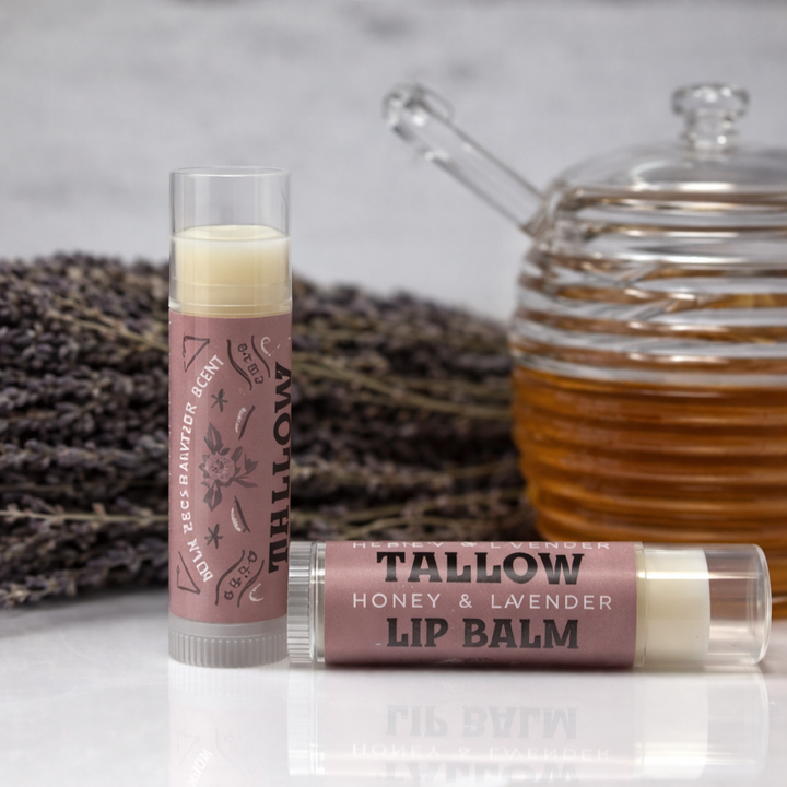 Grass Fed Beef Tallow Lip Balm