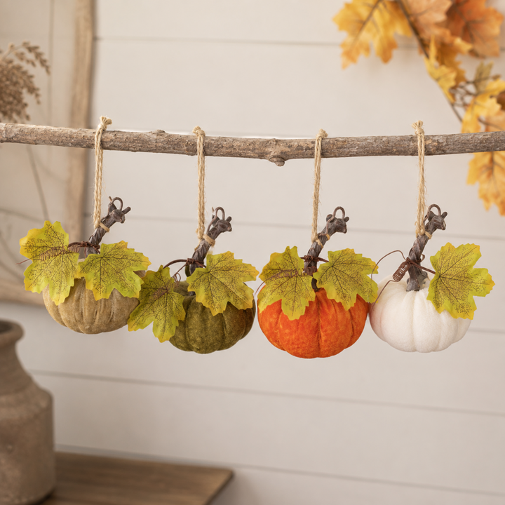 Velvet Harvest Pumpkin Hanger