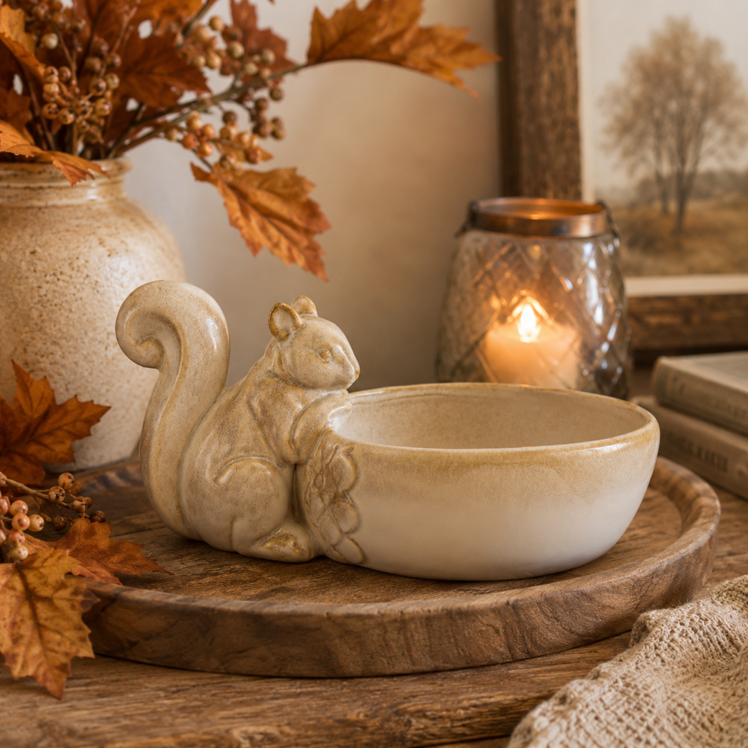 Heirloom Hearth Squirrel Bowl