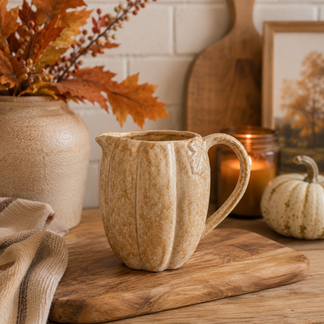 Heirloom Hearth Pumpkin Pitcher