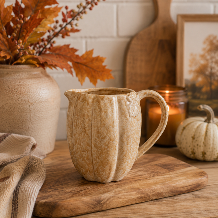 Heirloom Hearth Pumpkin Pitcher