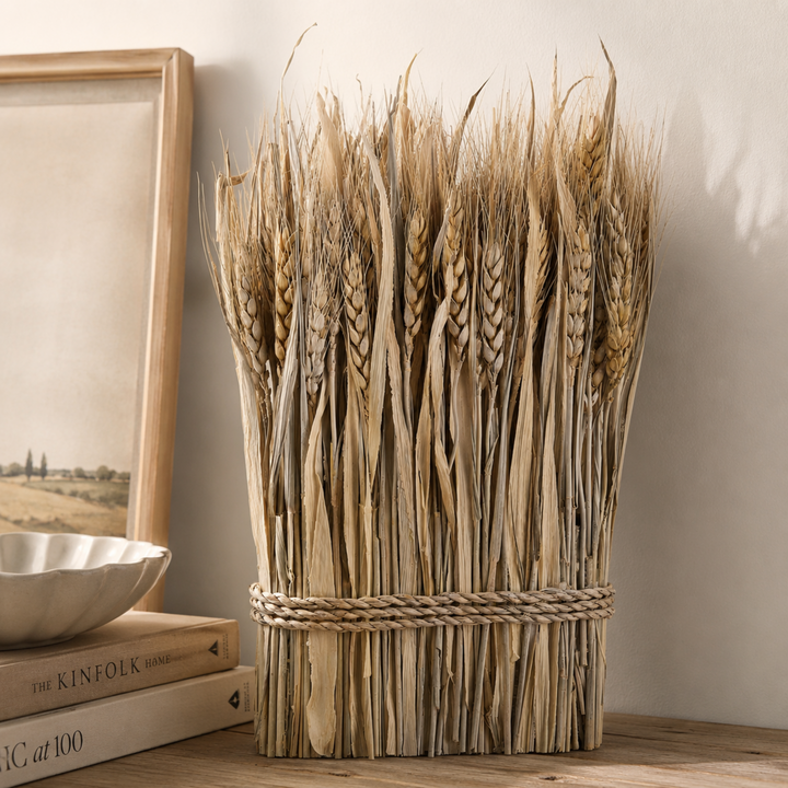 Preserved Wheat Corn Husk Bouquet