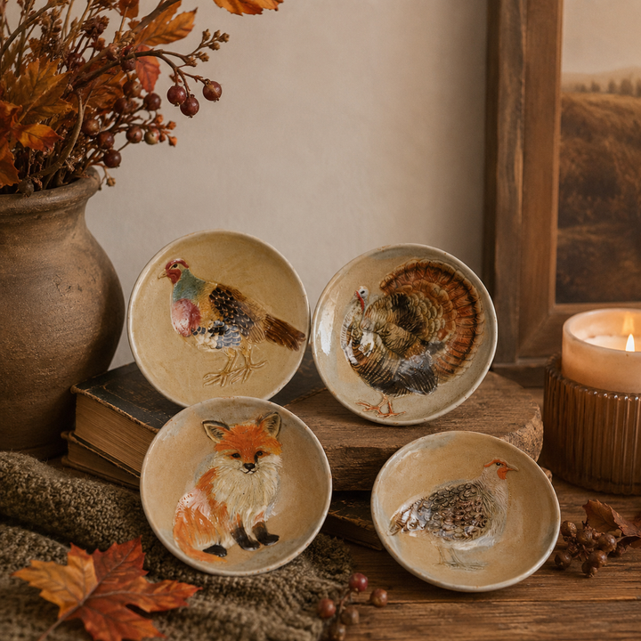 Hand Painted Autumnal Bowl