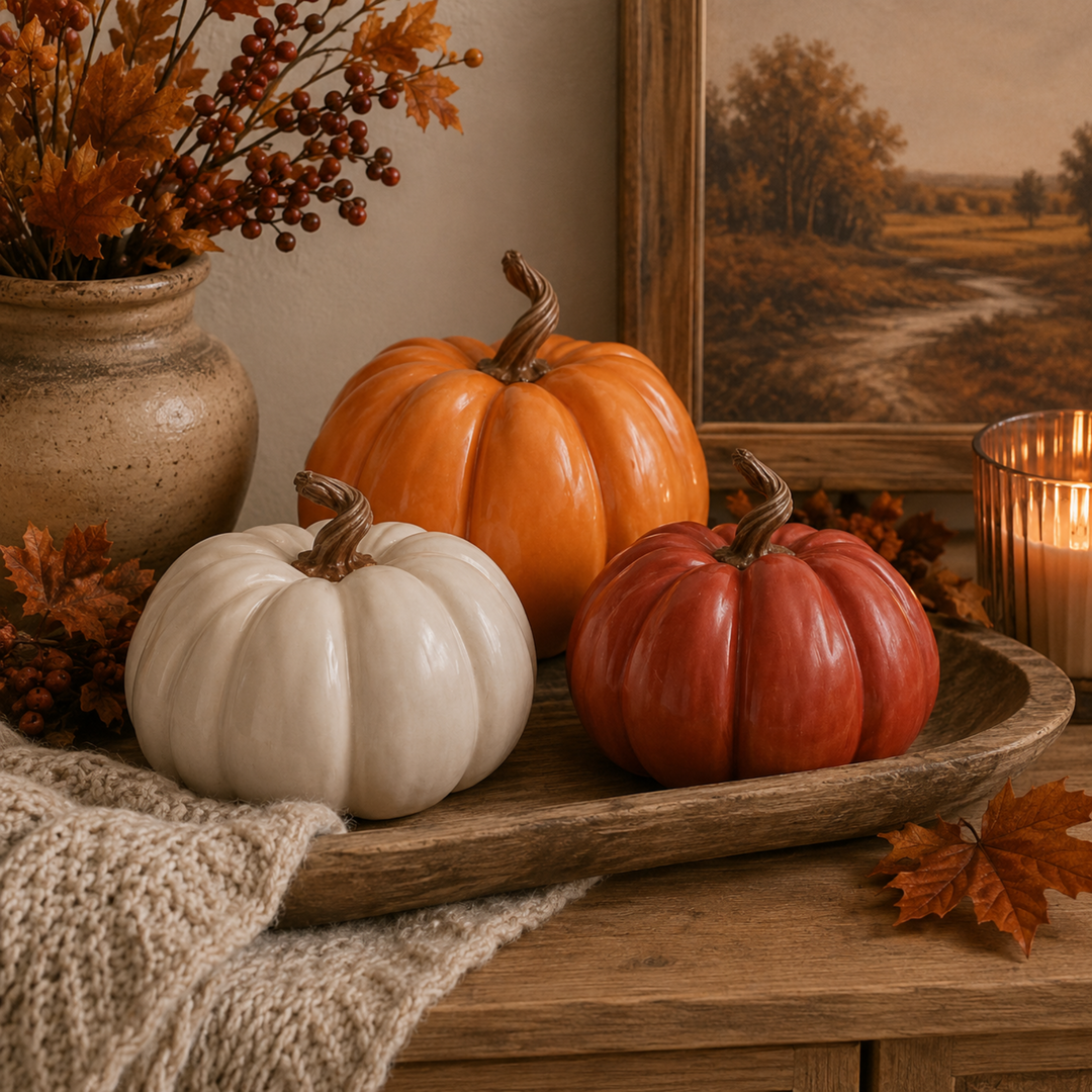 Classic Pumpkin Figurine