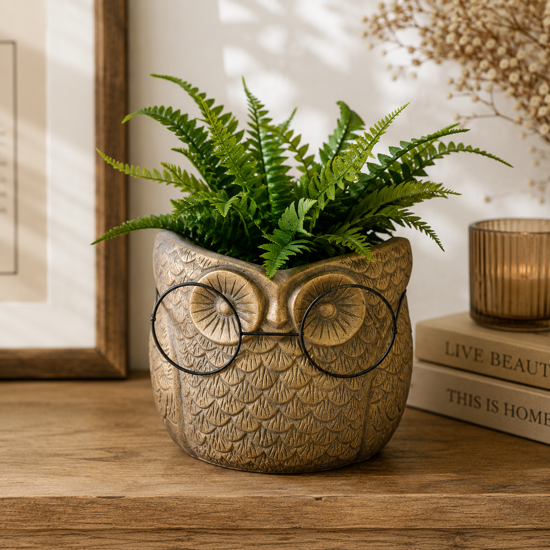Woodland Owl Planter