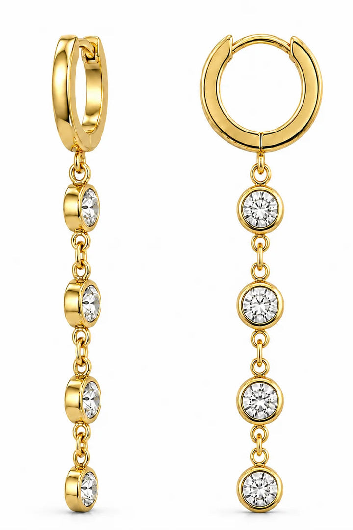 Ellie Vail Cadence Huggie Drop Earring