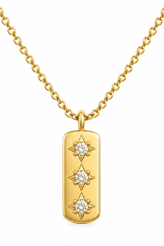 Ellie Vail Coven North Star Tag Pendant Necklace