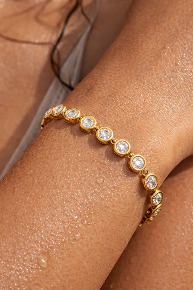 Ellie Vail Caella Bezel Tennis Bracelet