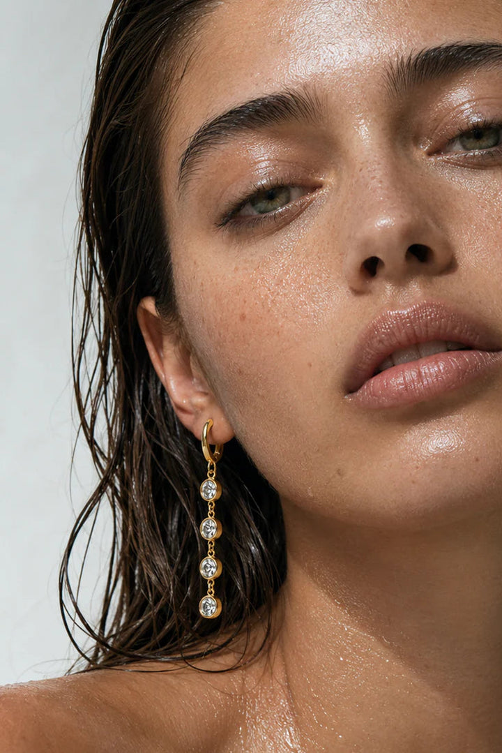 Ellie Vail Cadence Huggie Drop Earring
