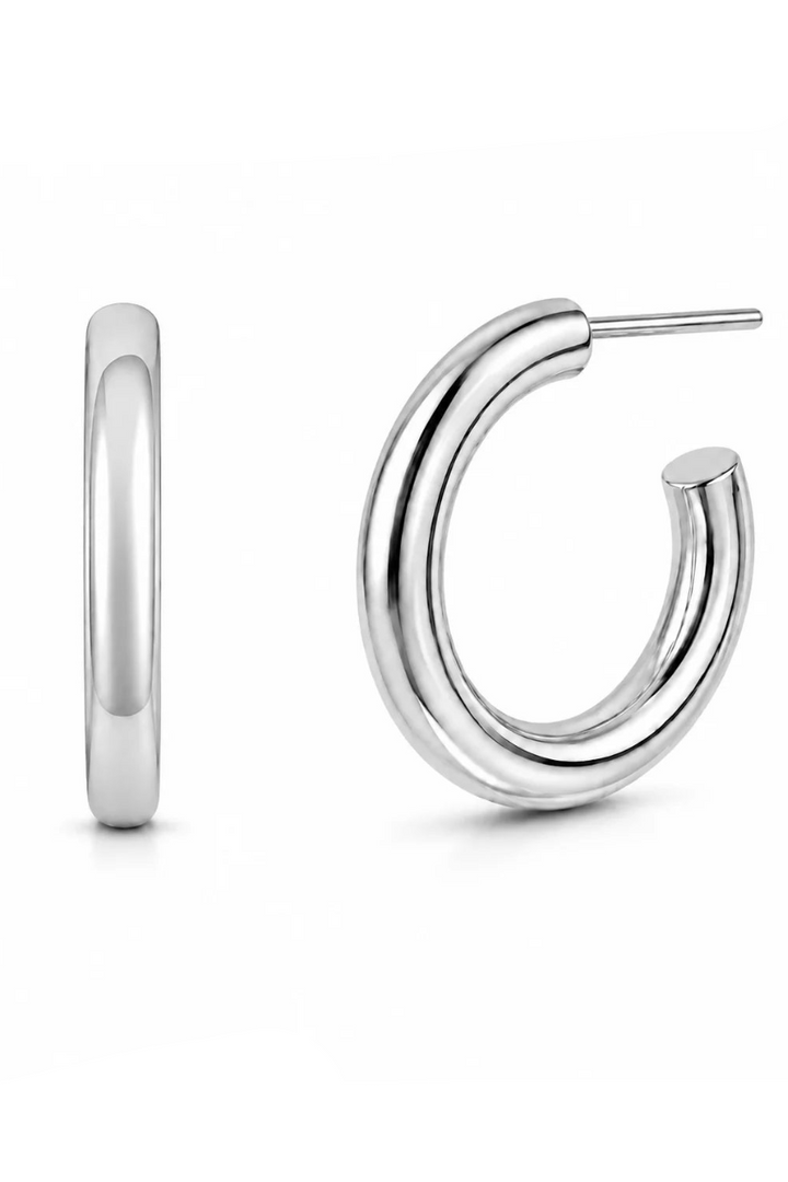 Ellie Vail Flora Medium Hoop Earring