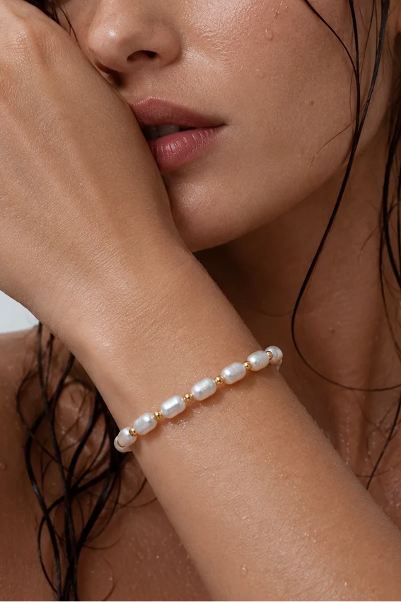 Ellie Vail Hayden Pearl Bracelet