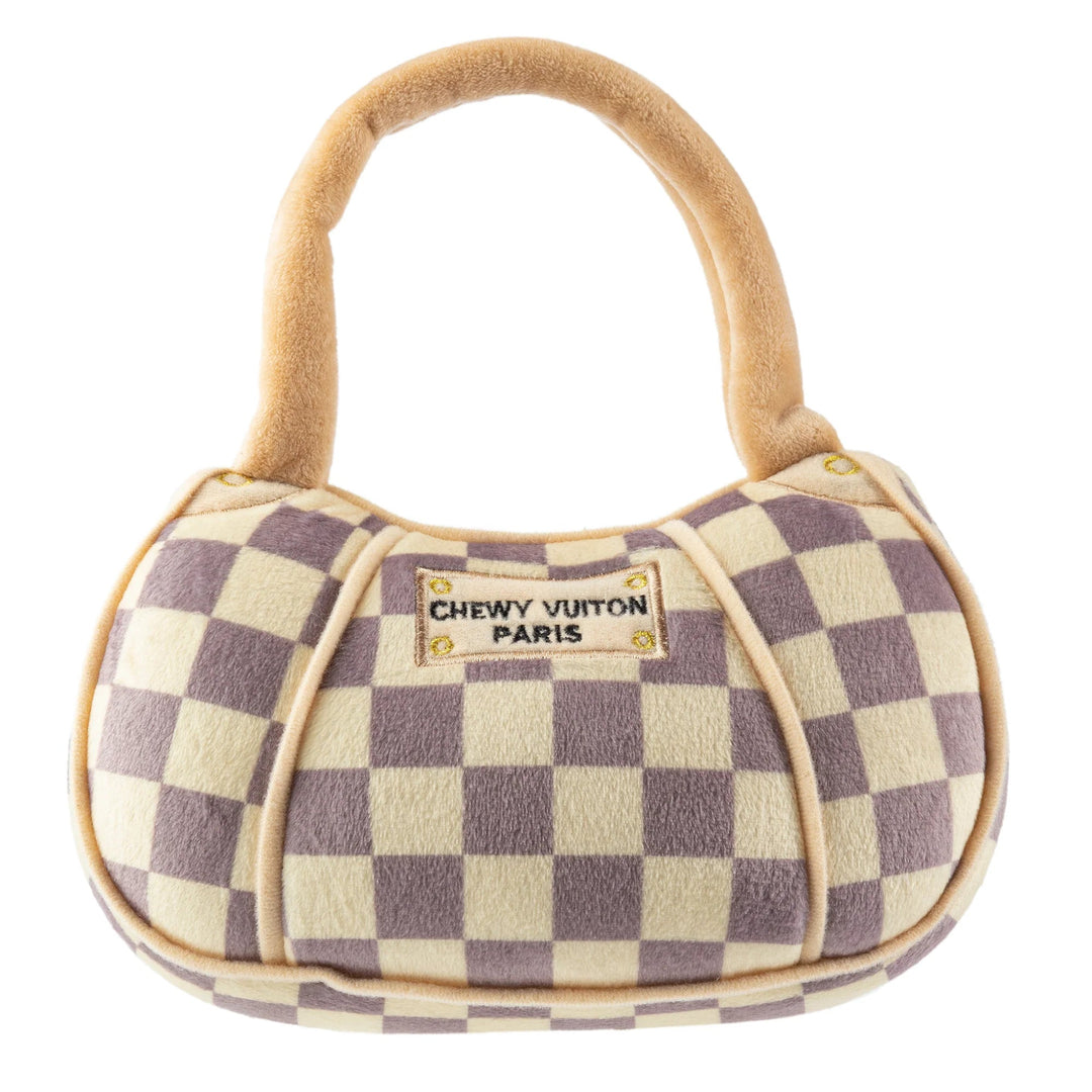 Checker Chewy Vuiton Handbag Toy