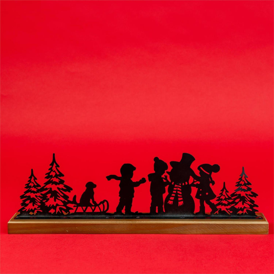 Children's Snowman Silhouette Sitter