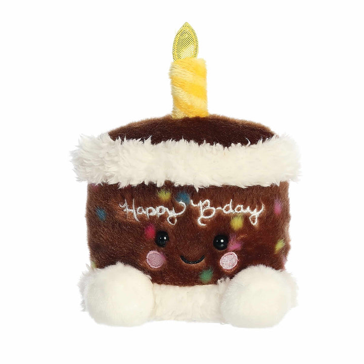 Chocolate Birthday Cake Stuffed Toy