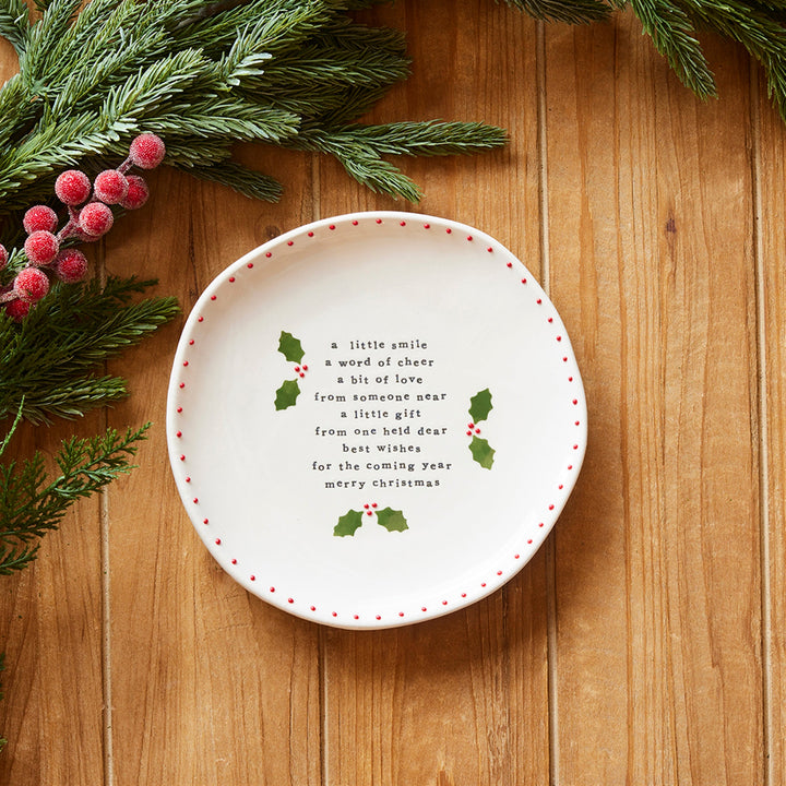 Christmas Sharing Stoneware Plate