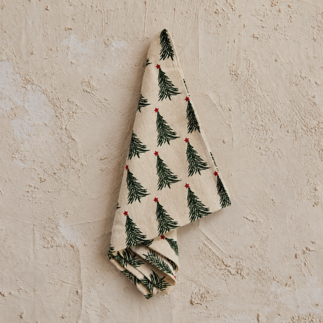 Christmas Tree Printed Napkin