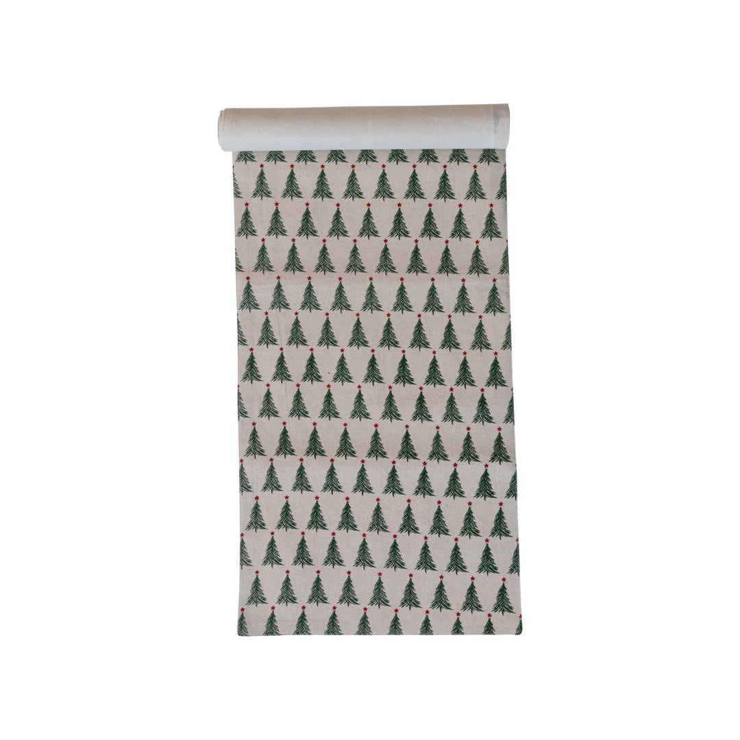Christmas Tree Printed Table Runner