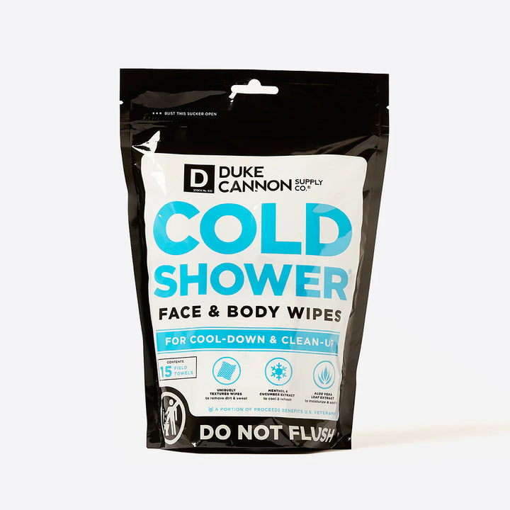 Cold Shower Cooling Field Wipes