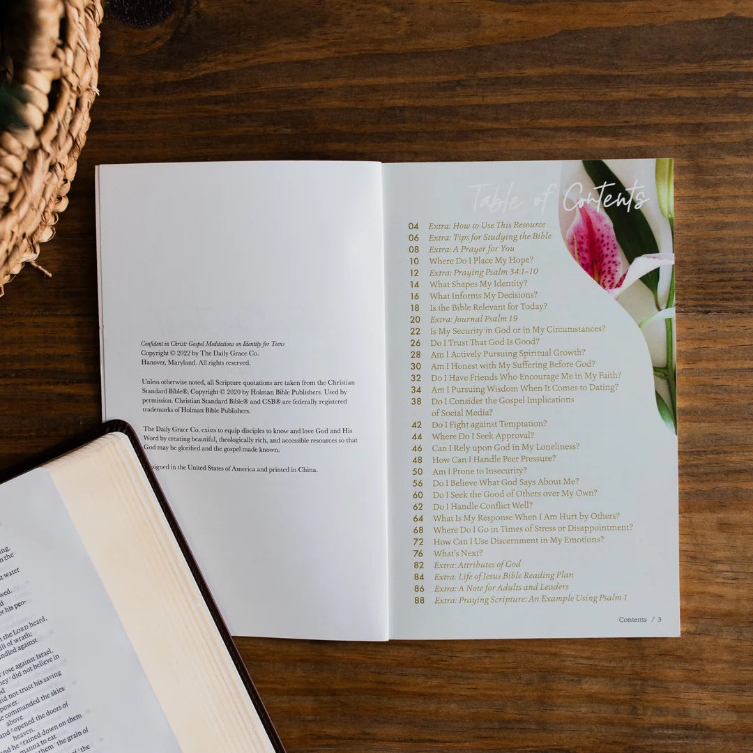 Confident In Christ: Gospel Meditations on Identity for Teens