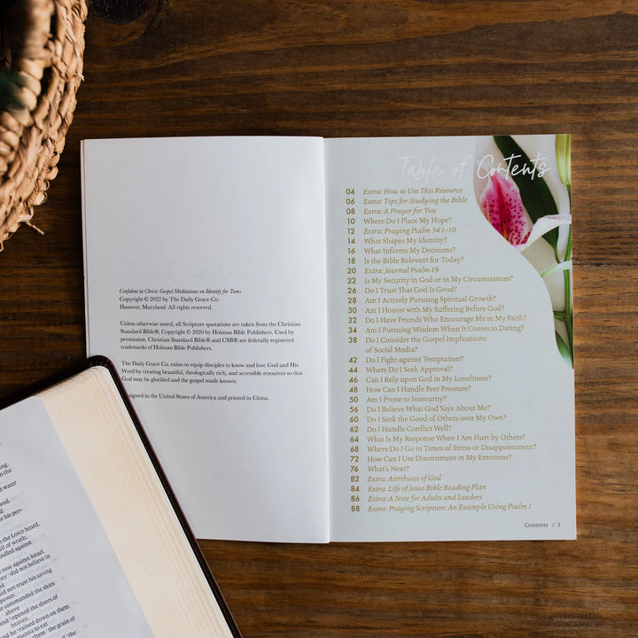 Confident In Christ: Gospel Meditations on Identity for Teens
