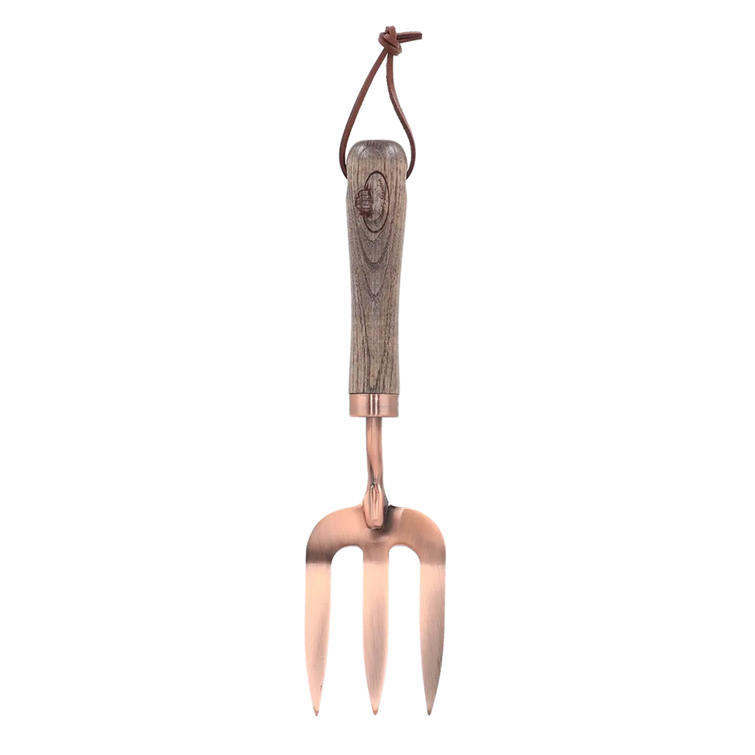 Copper Hand Rake Fork