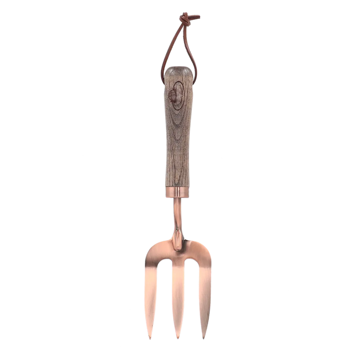 Copper Hand Rake Fork