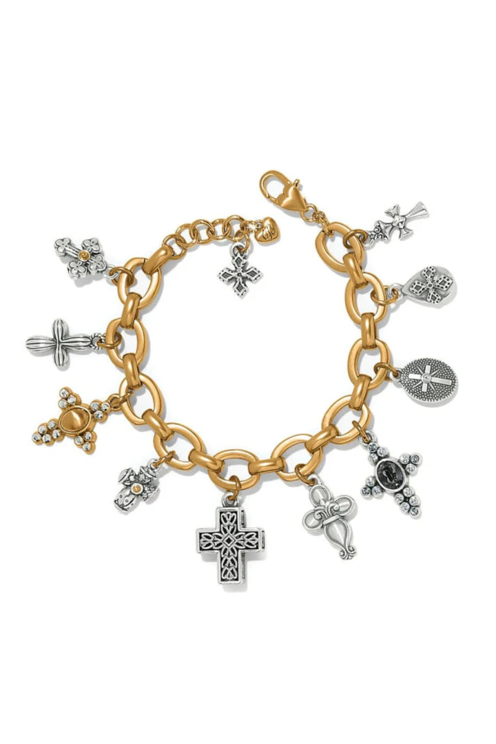 Brighton Heavenly Cross Charm Bracelet